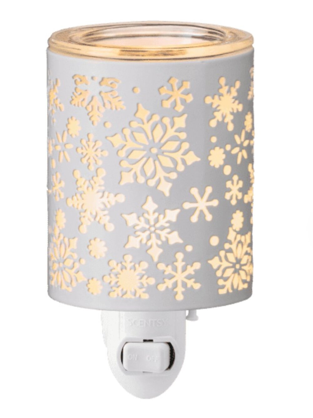 SCENTSY "Catching Snowflakes" Mini Plug-in Warmer - Picture 4 of 11